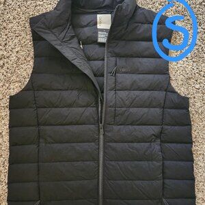 VUORI Steadfast black puffer vest MEN size SMALL